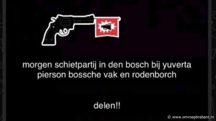 Nieuwe bedreiging: bericht over schietpartijen op scholen in Den Bosch