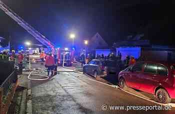 POL-HI: Garagen- und Wintergartenbrand an Einfamilienhaus