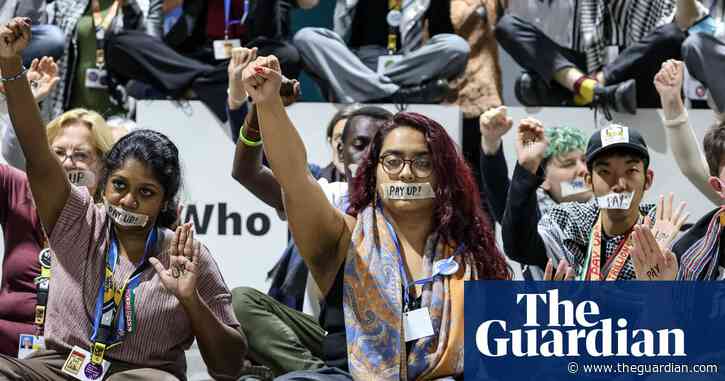 Cop29 climate finance deal criticised as ‘travesty of justice’ and ‘stage-managed’