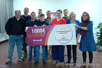 Vriendenkring Amicitia steunt De 3master met 1.000 euro: opbrengst van Kerstcafé en Wunderbar