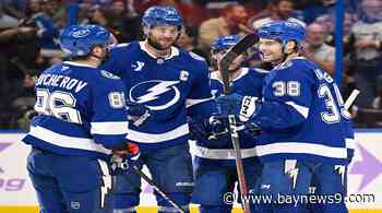 Hagel ties NHL record as Lightning beat Avalanche 8-2