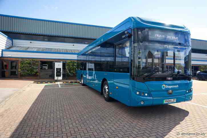 Stagecoach and Schneider partner for greener bus service
