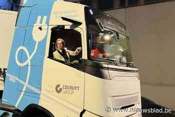 Colruyt stapt als eerste in testproject met zero emissie vrachtwagens