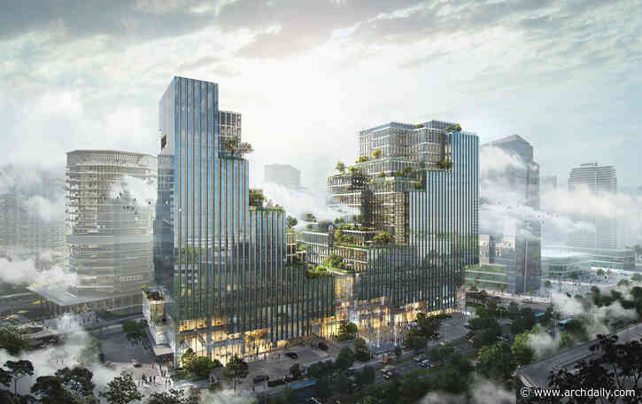 Büro Ole Scheeren Unveils a Live-Work-Play Development in Hangzhou, China