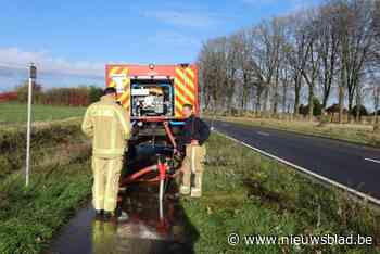 Mazoutspoor van ruim 2 kilometer in Neeroeteren: gewonde bij ongeval op Breeërweg