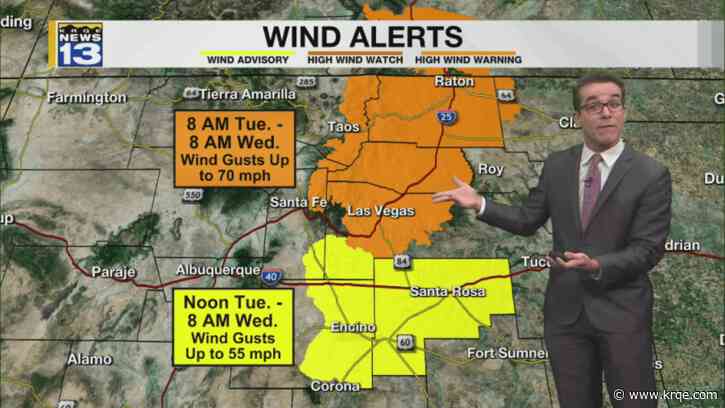 System with precipitation and colder ahead