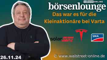 wO Börsenlounge: Tesla | SolarEdge | VW - kommen sich Amazon und Nvidia in die Quere?
