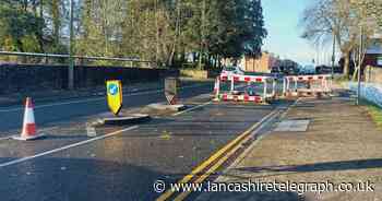 Roadworks on busy route causing long delays at rush hour