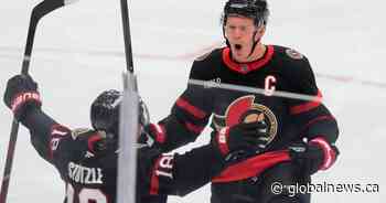 Tkachuk helps Senators snap 5-game skid with 4-3 win over Flames