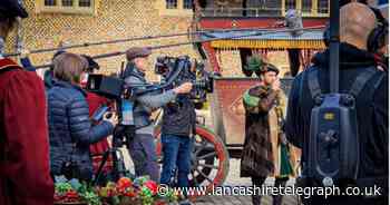 East Lancs film trainees get a taste of Henry VIII's TV court