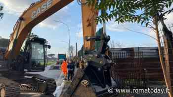 Centocelle via le lamiere nell'area degli ex autodemolitori. All’orizzonte torna a vedersi il parco archeologico