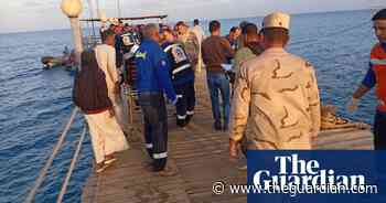 Two Britons among 16 missing after tourist boat capsizes in Red Sea