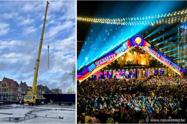 Opbouw Warmste Week van start: ’t Zand maakt zich op voor nieuwe editie solidariteitsweek