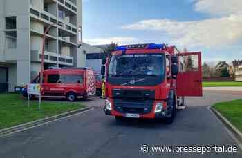 FW Düren: Schnelles Eingreifen verhindert größere Schäden bei Brand im Krankenhaus