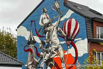 Nieuwe streetart  verenigt Wilselse iconen Dries Mertens en Jef Scherens