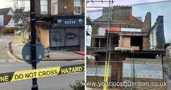 Major Wallington road closed for THIRD day after safety concerns about building