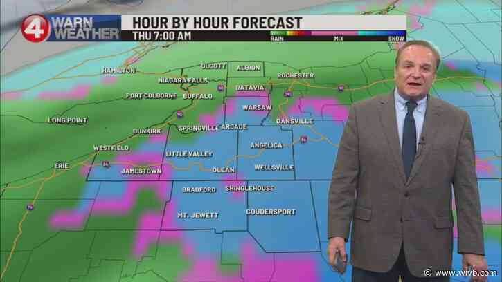 Windy with rain chance today; Thanksgiving snow for some