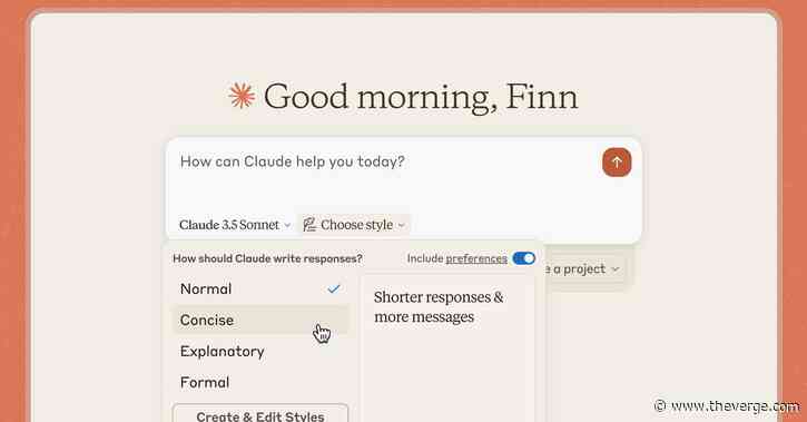 Anthropic says Claude AI can match your unique writing style
