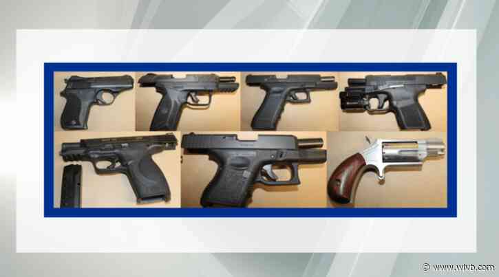 7 guns seized from man at bus station, facing charges