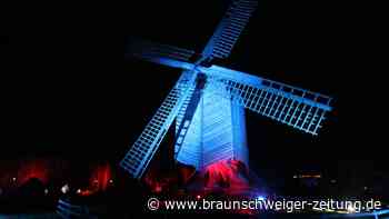 Gifhorns Mühlen versinken ab jetzt im bunten Lichtermeer