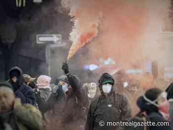Legault wants to see more arrests stemming from Friday's protest in Montreal