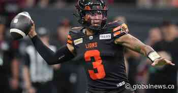 Calgary Stampeders acquire QB Vernon Adams Jr. in trade with B.C. Lions