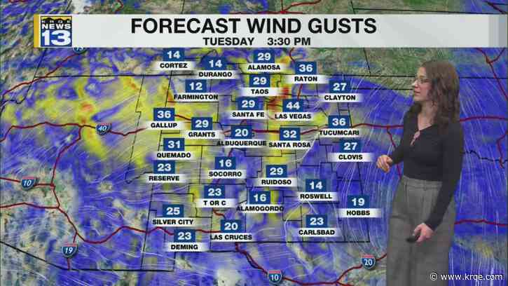 Strong winds and mountain snow continue