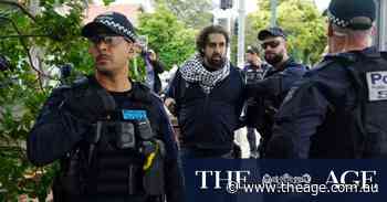 Man arrested at Caulfield protest blasts police, Israel supporters