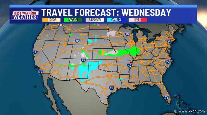 Wednesday Warm Up; National Holiday Travel Forecast
