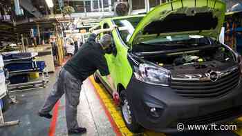 Vauxhall owner Stellantis blames EV rules for plan to close UK van factory