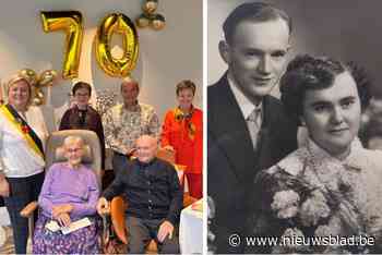 Als tieners waren ze overburen, nu vieren Andrea (91) en Etienne (93) hun platina jubileum: “Zolang we met twee zijn, is het overal goed”