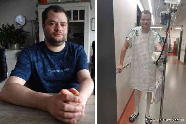 Elliott (32) kroop door oog van de naald door zeldzame vleesetende bacterie: “Mijn familie moest zich voorbereiden op het ergste”