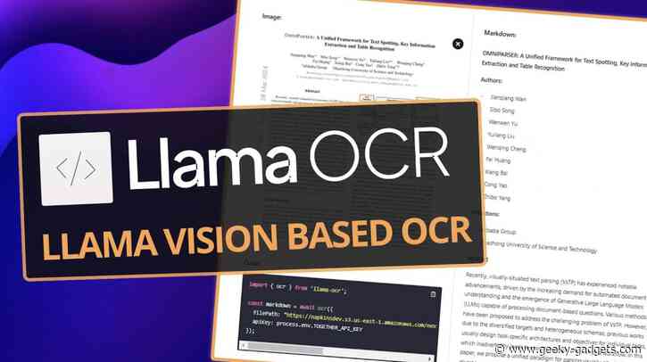 Build Your Own Private OCR System with LlamaOCR