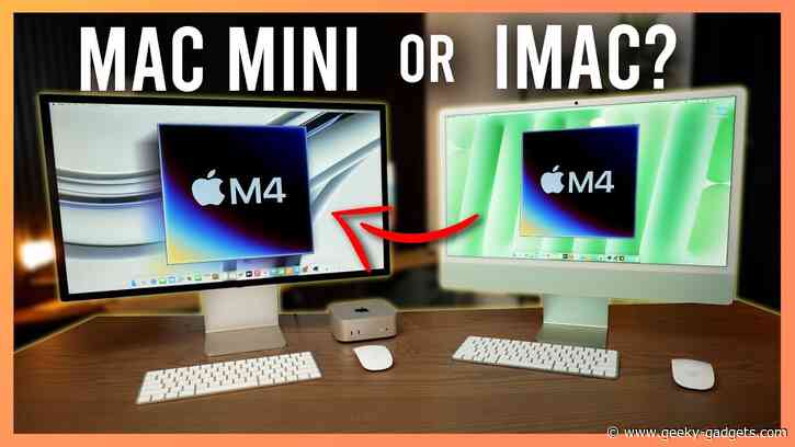 M4 iMac vs. M4 Mac mini: Which is Right for YOU?