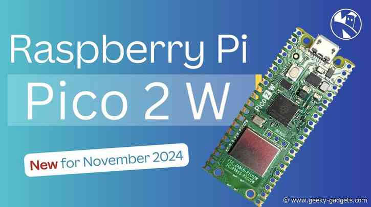 Raspberry Pi Pico 2W Microcontroller Officially Launches for $7