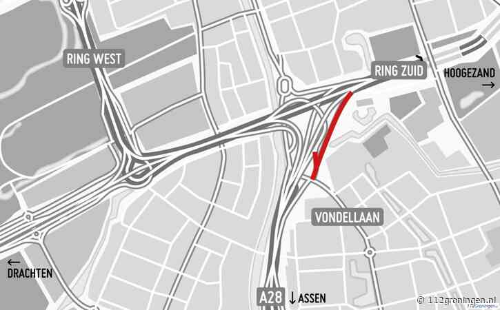 Toerit vanaf Vondellaan naar Ring Zuid dicht