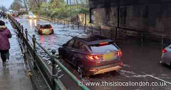 LIVE as London roads shut due to flooding from Storm Conall