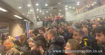 WATCH chaos as commuters forced to evacuate busy London station at rush hour