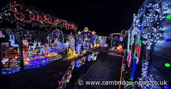 Cambs man reveals stunning Christmas lights display at his home in memory of his granddad