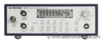 6GHz ±1ppm frequency counter has 10 digits