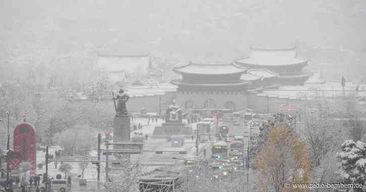 Rekord-Schneesturm in Seoul legt Flugverkehr lahm