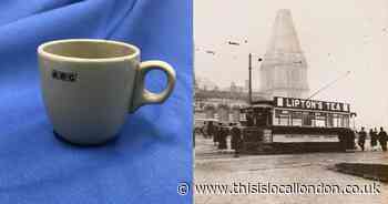 BBC cup and Victorian fizzy drink bottle unearthed during Ally Pally renovations