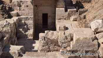 Gate to an ancient male fertility god's temple is uncovered in Egypt after 2,100 years