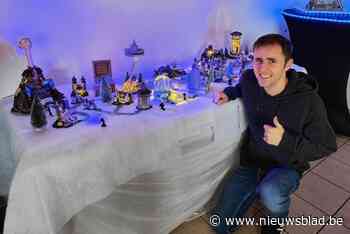 Youri (26) is zot van kermis en pretparken en bouwt nu miniatuurversie van de Efteling: “Kom gerust mijn collectie bezoeken”