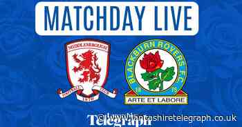 Middlesbrough vs Blackburn Rovers LIVE: Score updates from Riverside Stadium
