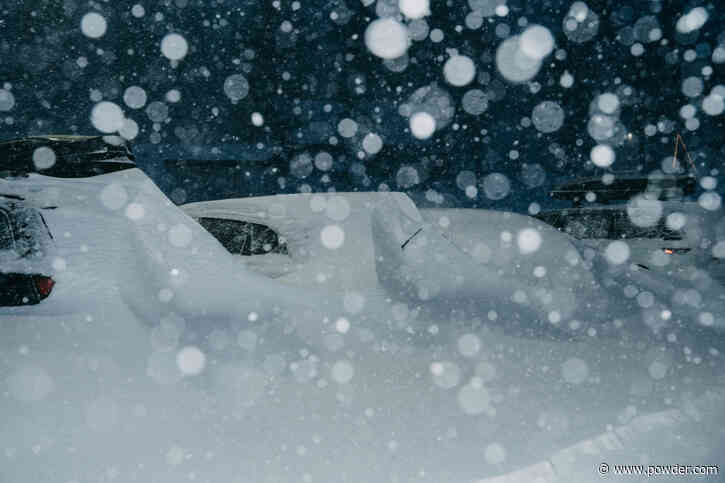 Nearly Three Feet of Snow Buries California Ski Resort
