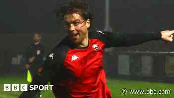 Harvey's hat-trick sends Truro City top of the table