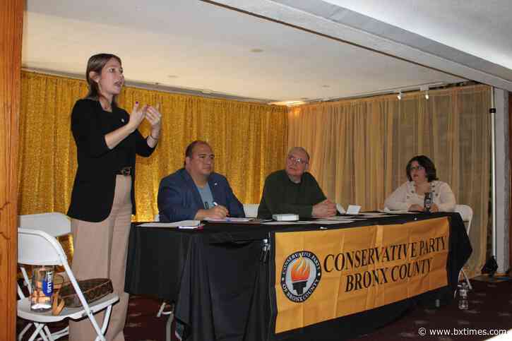 Bronx Conservative Party holds monthly meeting, Gonzalo Duran announces run for mayor
