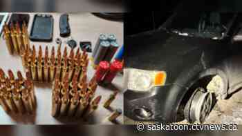 Four people arrested after northern Sask. car chase