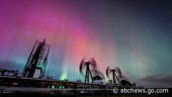 Northern lights may be faintly visible across parts of the US on Thanksgiving